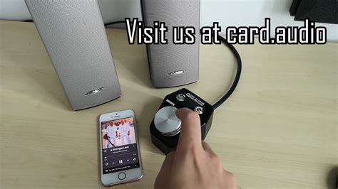 card audio smart pod|Bluetooth control pod for Bose Companion 20, Using CARD AUDIO.